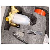 BWE Single-Handle 2-Spray Rainfall Shower Faucet 2.5 GPM with High Pressure Tub Spout in Brushed Nickel (Valve Included)