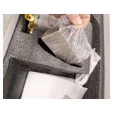 BWE Single-Handle 2-Spray Rainfall Shower Faucet 2.5 GPM with High Pressure Tub Spout in Brushed Nickel (Valve Included)