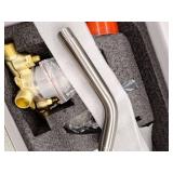 BWE Single-Handle 2-Spray Rainfall Shower Faucet 2.5 GPM with High Pressure Tub Spout in Brushed Nickel (Valve Included)