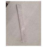 Glacier Bay 17 in. W Cultured Marble Vanity Sidesplash in Silver Ash