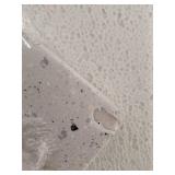 Glacier Bay 17 in. W Cultured Marble Vanity Sidesplash in Silver Ash