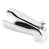 Tub Spout with Diverter, 1/2 in. FIP, Zinc Diecast, Chrome-Plated