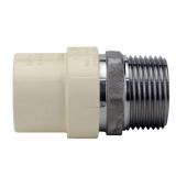 Apollo CPVCMA1 1 in. x 1 in. CPVC CTS Slip Stainless Steel MPT Adapter