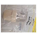 Apollo CPVCMA1 1 in. x 1 in. CPVC CTS Slip Stainless Steel MPT Adapter