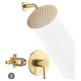 Sumerain Brushed Gold Shower System