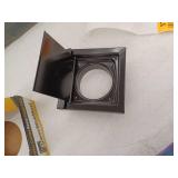 4 in. Powder Coated Steel Black Dryer Vent