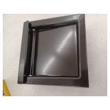 4 in. Powder Coated Steel Black Dryer Vent
