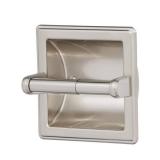 Franklin Brass Recessed Toilet Paper Holder Beveled Edges in Satin Nickel 9097SN