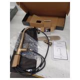 Flow Classic Single-Handle Pull-Down Sprayer Kitchen Faucet in Champagne Gold