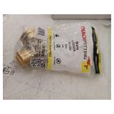 1 in. x 3/4 in. Push-to-Connect Brass 90° Reducing Elbow Fitting