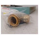 1 in. x 3/4 in. Push-to-Connect Brass 90° Reducing Elbow Fitting