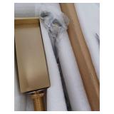 Modern 8 in. Widespread Double Handle Bathroom Sink Faucet in Brushed Gold