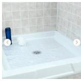 27 in. x 27 in. Extra Large Square Shower Mat in Clear