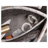 Waterfall Single Hole Single Handle Bathroom Vessel Sink Faucet With Drain Assembly in Matte Black