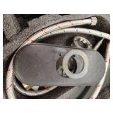 Waterfall Single Hole Single Handle Bathroom Vessel Sink Faucet With Drain Assembly in Matte Black