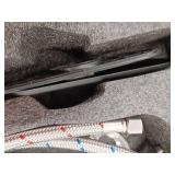 Waterfall Single Hole Single Handle Bathroom Vessel Sink Faucet With Drain Assembly in Matte Black