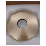 sumerain Shower Faucet Set Brushed Gold, Anti-scald Pressure Balance Valve, 8 Inches Extra-thin Rain Shower Head