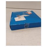 Oval 10.5 in. x 10.5 in. Glass Corner Shelf with Pre-Installed Rail in Polished Chrome