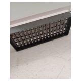 4 in. x 10 in. Paintable Plastic Wall Register in Textured White