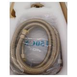 Single-Handle Freestanding Floor Mount Roman Tub Faucet Bathtub Filler with Hand Shower in. Brushed Gold