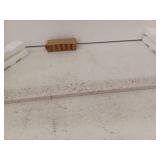 37 in. W Cultured Marble Vanity Backsplash in Silver Ash