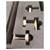 5-Piece Bath Hardware Set with Towel Ring Toilet Paper Holder Towel Hook and Towel Bar in Brushed Gold