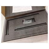 Freestanding Stainless Steel Toilet Paper Holder in Matte Black