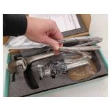 Waterfall Bathroom Faucet with Metal Pop-up Drain, Single Handle Bathroom Sink Faucet Brushed Nickel in Bathroom