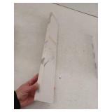 Home Decorators Collection 21.13 in. W x 0.75 in. D x 3.5 in. H Stone Effects Cultured Marble Side splash in Toscana