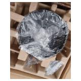 Altura 68 in. Matte Black Ceiling Fan with Downrod, Remote Control and Reversible DC Motor; Light Kit Compatible