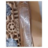 Altura 68 in. Matte Black Ceiling Fan with Downrod, Remote Control and Reversible DC Motor; Light Kit Compatible