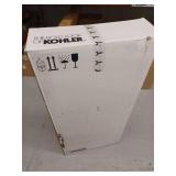 Kohler 15 x 36 in. Catalan Aluminum Single-Door Medicine Cabinet with 107 deg Hinge - Satin Anodized Aluminum