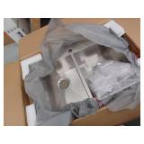 Professional Zero Radius 33 in. Drop-In 50/50 Double Bowl 16 Gauge Stainless Steel Kitchen Sink with Accessories