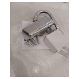 Commercial Hand Sink with Faucet and Side Splash, Stainless Steel Sink for Washing, Small Hand Washing Sink