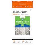 16 in. x 25 in. x 4 in. Ultimate Pleated Air Filter MERV 13