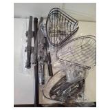 Mainstays 4 Tier Steel Tension Pole Shower Caddy with 3 Baskets & Soap Tray Shelf  Oil-Rubbed Bronze