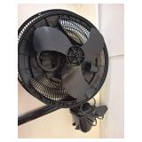 Lasko 16 3-Speed Adjustable Oscillating Pedestal Fan  Black  S16500
