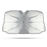 Auto Drive 1Piece Car Umberlla Shade Silver - Universal Fit  23SH201