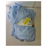 Mainstays Basic Value Recycled Microfiber Bed Sheet Set  Queen  Blue  4 Piece