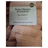 Better Homes & Gardens Luxury Gauze Reversable Cotton Polyester Bed Blanket full/queen