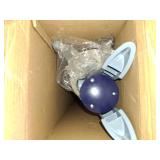 Mainstays Space-Saving 2-Tier Steel Tripod Hanging Clothes Drying Rack  Blue/Silver