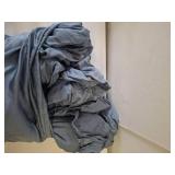 Allswell Soft & Silky 4-Piece Blue Illusion Viscose from Bamboo Sateen Bed Sheet Set  King