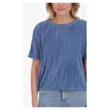 Marc New York Andrew Marc Crinkle Blouse SIZE M