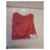 Hilinker Womens Cap Sleeve Crop Top Rolled Short Sleeve T Shirts Summer Cropped Tee Burgundy X-Large