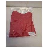 Hilinker Womens Cap Sleeve Crop Top Rolled Short Sleeve T Shirts Summer Cropped Tee Burgundy X-Large