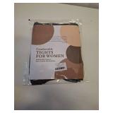 Sheer Black Tights for Women Control Top Run Resistant Pantyhose Reinforced Toe Tummy Control Stockings 4 pack