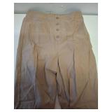 Womens High Waist Button Stretchy Work Pants Straight Leg Office Dress Pant Business Casual Trousers with Pocket SIZE L