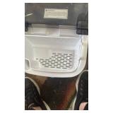 Premium Countertop Ice Maker, Soft Chewable Nugget Ice, 35 lbs/24H, One-Touch Operation, Self-Cleaning, Portable Ice Machine with Scoop for Home, Kitchen, Office, Bar, RV & More (Silver) - Retail: