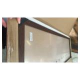 Solid Wood 24x36 Frame - Single Frame, Rustic Walnut 24 x 36 Poster Frame for Artwork, Puzzles, Photos and Movie Posters Picture Frames - Retail: $42