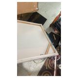 Beach Sea Canvas Wall Art: Coastal Reed Hand Painting Abstract Blue Ocean Sailboat Nautical Picture Modern Seascape Grass Path Artwork Decor for Living Room Bathroom Bedroom - Retail: $99